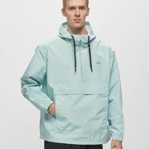 Lacoste Men's Light Blue Hooded Jacket Windbreaker Sz Xl.NEW